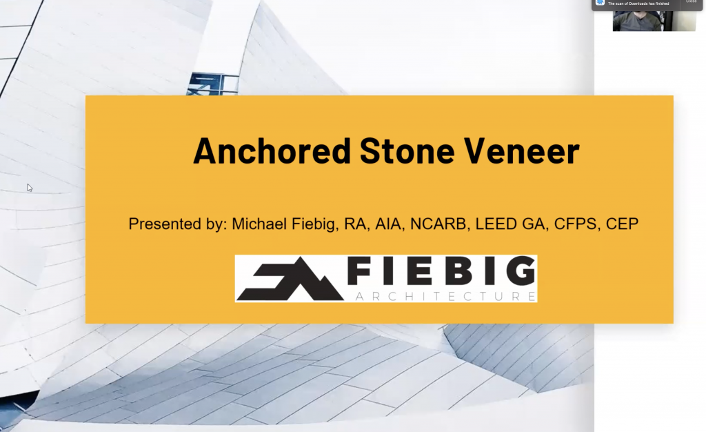 Anchored Stone Veneer: Proper installation techniques from the architectural experts at Fiebig Architecture.